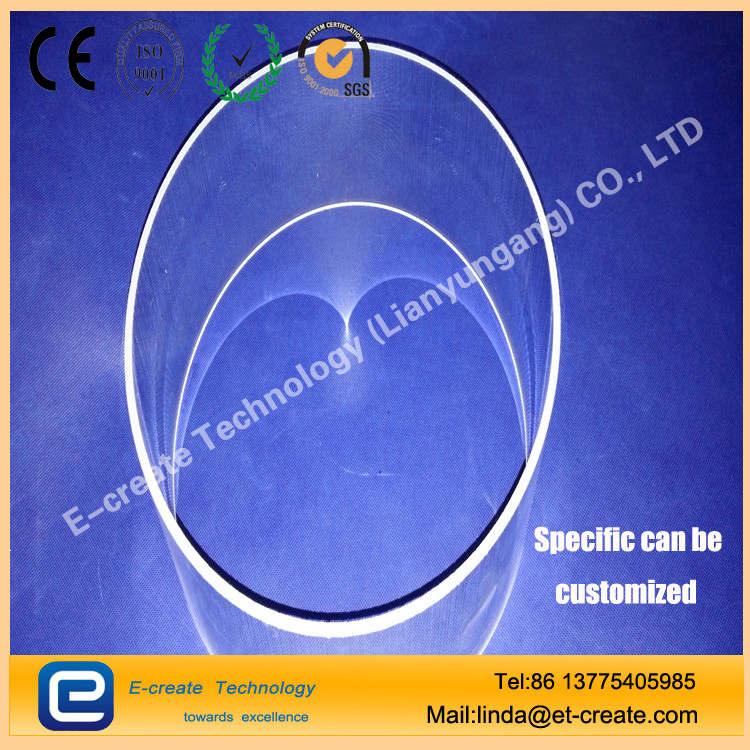450mm Large Size/Od/Diameter Quartz Glass Tube