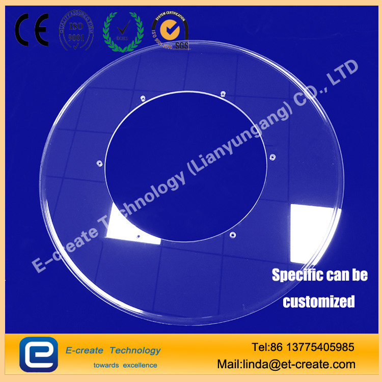 ccd screening machine ring worktable glass 550/650/750mm high precision tempered glass