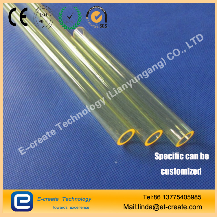 UV-filtering Fused Silica Flow Tube for Lasers and IPL Machines