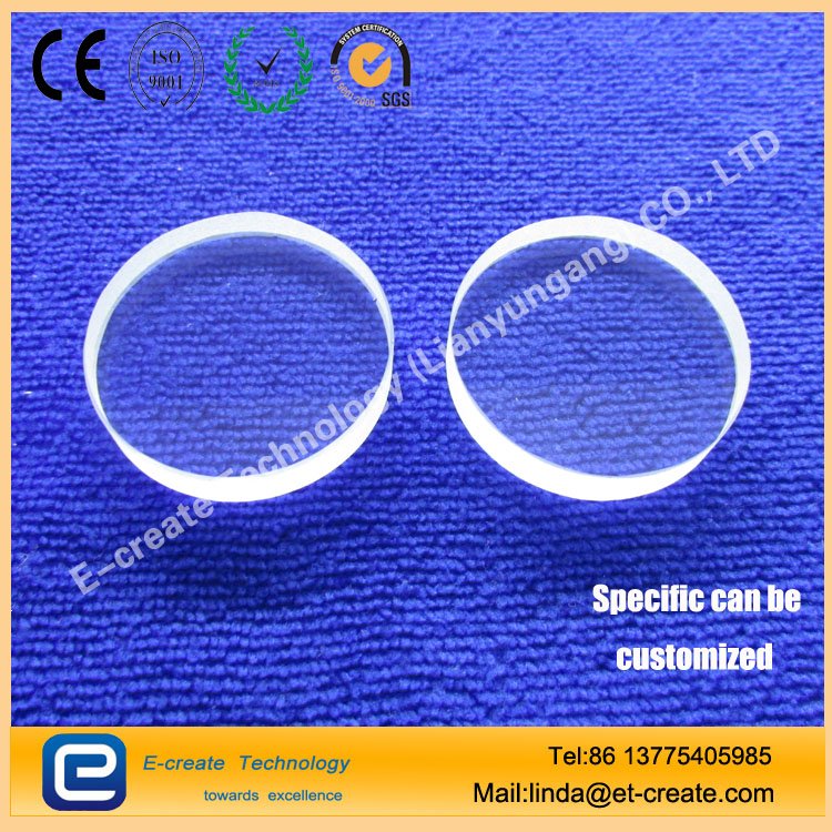 Quartz film corrosion-resistant optical slides optical lens 30mm * 30mm * 1mm can be customized to do