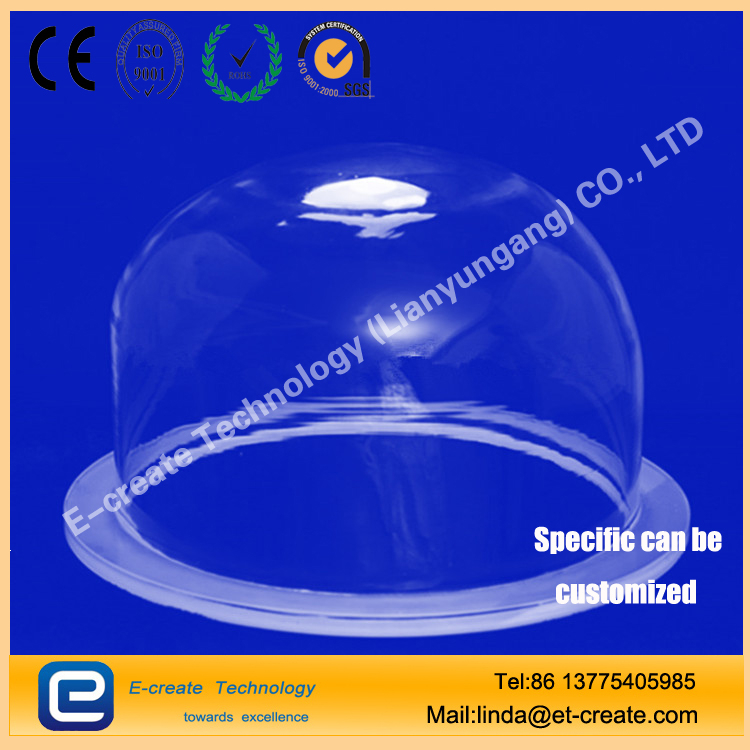 Quartz Bell Jar ，Quartz vacuum bell jar，Evacuated quartz glass cover