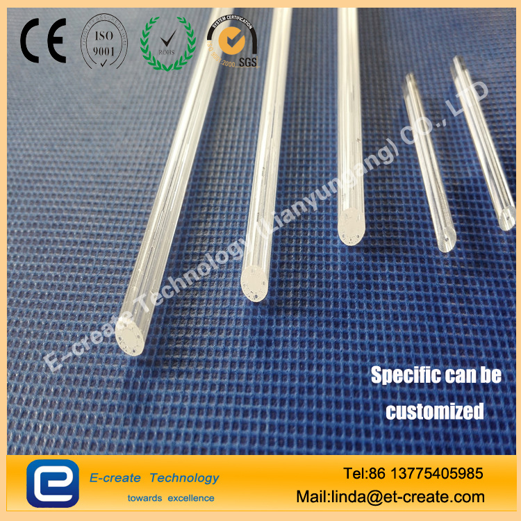 Two - hole tube four - hole tube six - hole tube 8 - word tube quartz glass tube quartz capillary processing custom - made