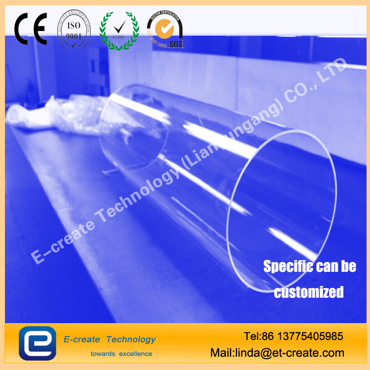 Quartz diffusion tube, oxidation tube, reduction tube, epitaxial tube, single crystal quartz tube