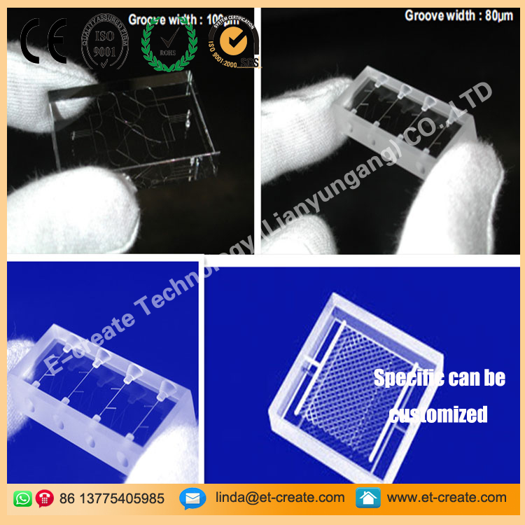 Digital PCR chip，droplet fluorescence observation chip，custom chip， biological chip，cross droplet chip 50-1000um