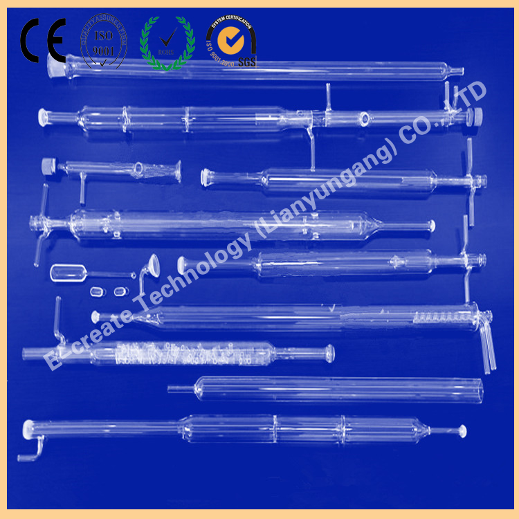 TOC solid quartz combustion tube，Quartz pyrolysis tube，Quartz reaction tube，Quartz redox tube